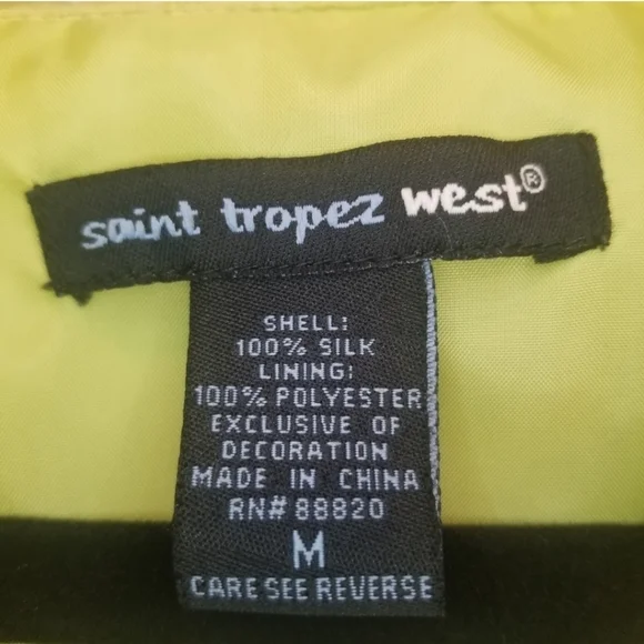 Saint Tropez West Silk button down floral top - Picture 6 of 8